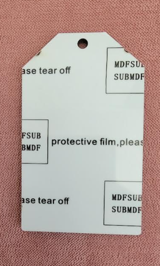 MDF LUGGAGE TAG pack of 50 for $25 - Sublimation Blank Canada | WestCoastCraft