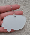 Acrylic camper keychain or ornament for sublimation Detail View - Sublimation Blank Canada | WestCoastCraft