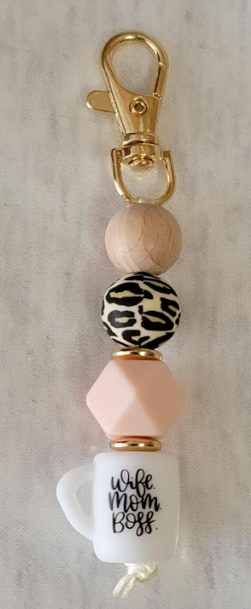 Coffee Silicone Keychains
