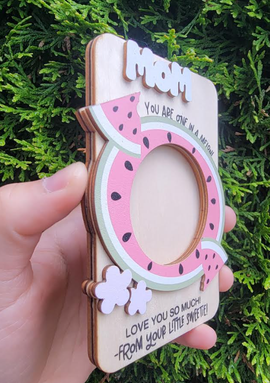 Wooden Photo Frame with magnets  for sublimation