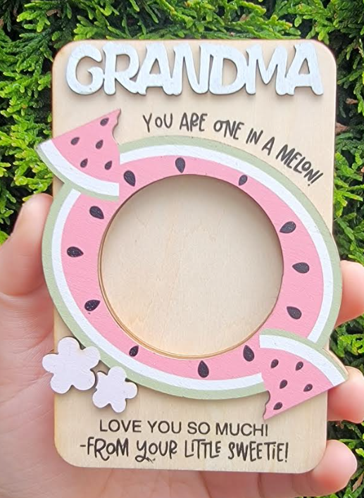 Wooden Photo Frame with magnets  for sublimation