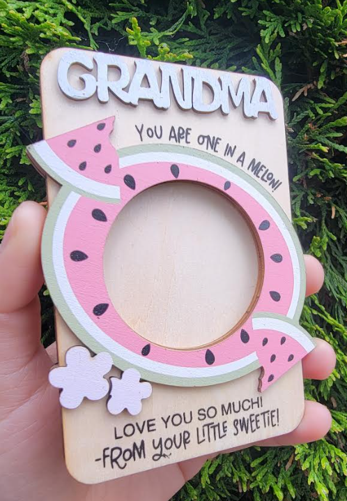 Wooden Photo Frame with magnets  for sublimation