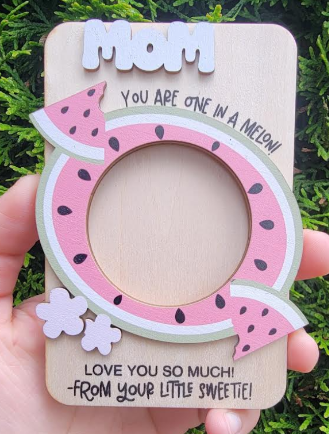 Wooden Photo Frame with magnets  for sublimation