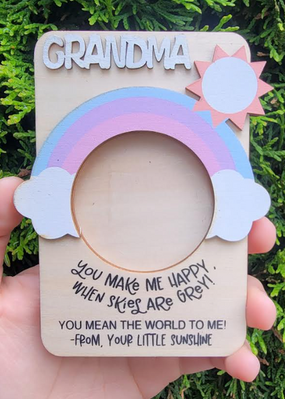 Wooden Photo Frame with magnets  for sublimation