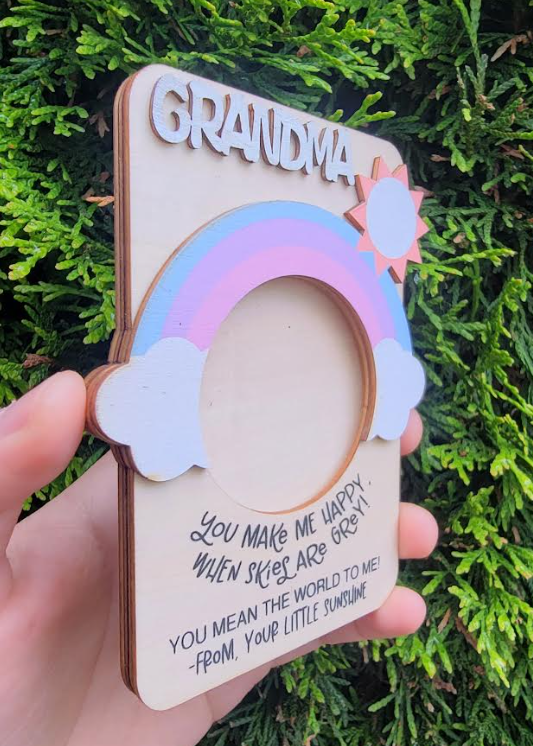 Wooden Photo Frame with magnets  for sublimation