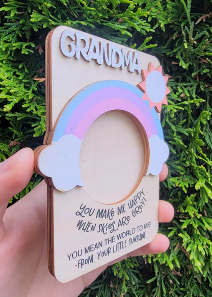 Wooden Photo Frame with magnets  for sublimation