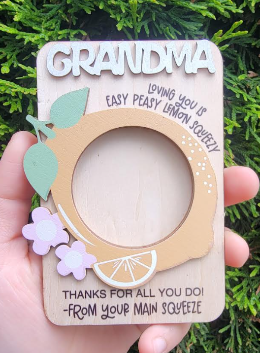 Wooden Photo Frame with magnets  for sublimation