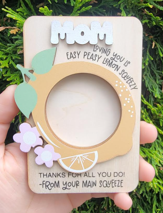 Wooden Photo Frame with magnets  for sublimation