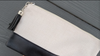 Sublimation Make-up Canvas purse with faux leather bottom and tassel