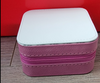 PU Leather Sublimation Jewelry Box Blank | Custom Keepsake Box Canada close-up view - Sublimation Blank Canada | WestCoastCraft