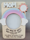 Wooden Photo Frame with sublimation card close-up view - Sublimation Blank Canada | WestCoastCraft