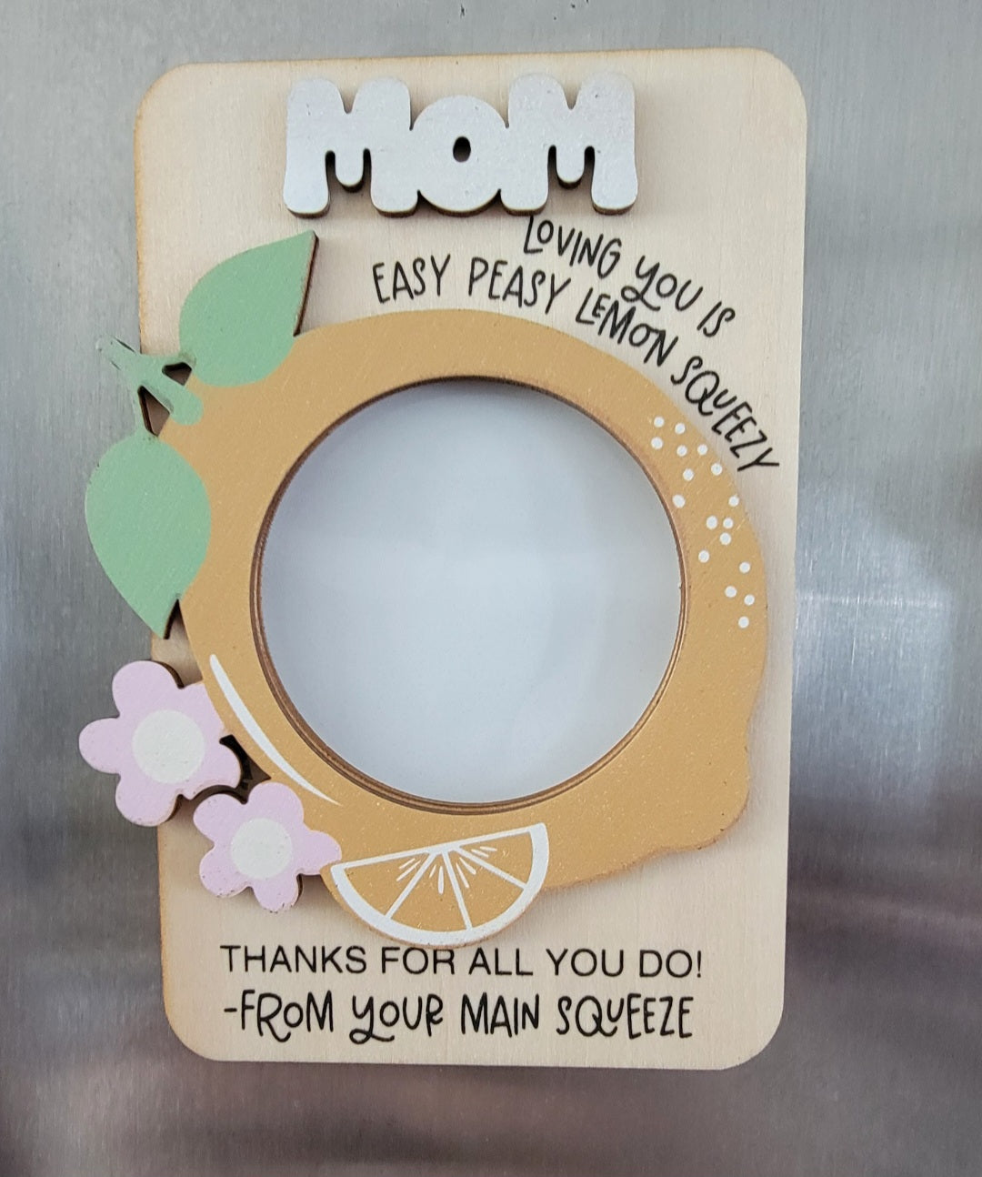 Wooden Photo Frame with magnets  for sublimation