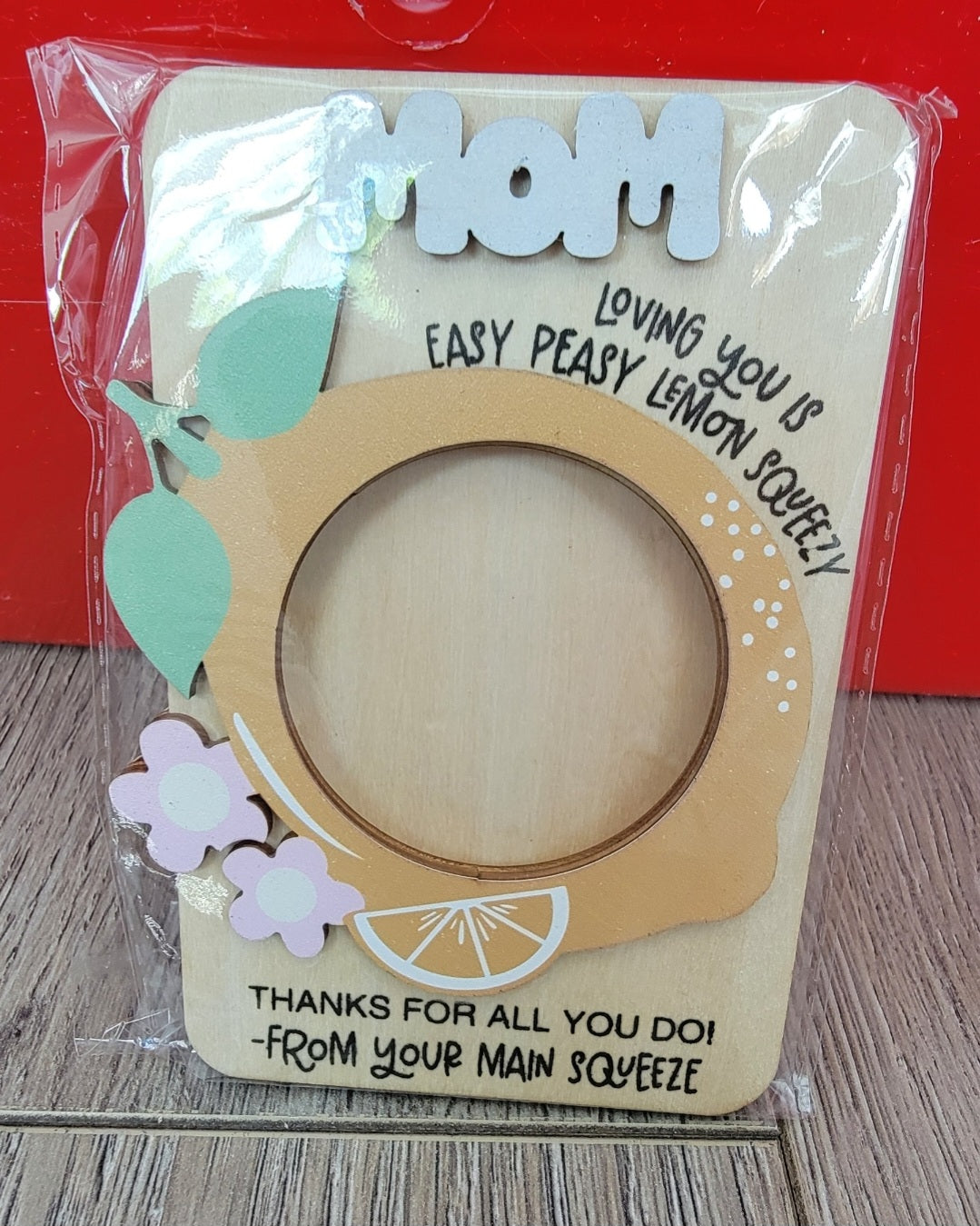 Wooden Photo Frame with magnets  for sublimation