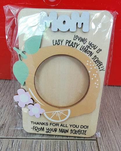 Wooden Photo Frame with magnets  for sublimation