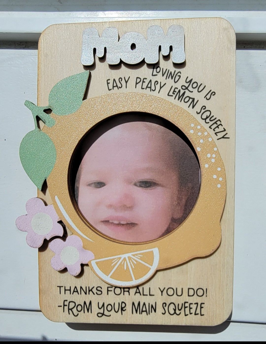 Wooden Photo Frame with magnets  for sublimation
