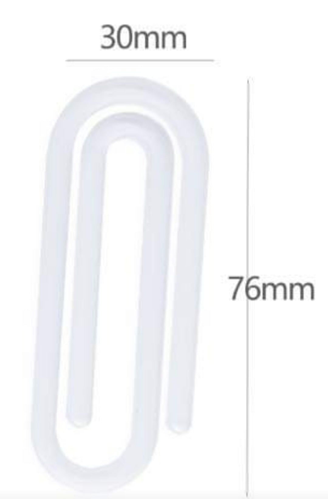 Sublimation Large Acrylic Paper Clips