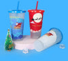 710 mL Color Changing Reusable Christmas Cups with Straw View 12 - Sublimation Blank Canada | WestCoastCraft
