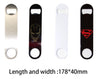 Sublimation Aluminum Long bottle opener For Wedding or Dad's Gift front view - Sublimation Blank Canada | WestCoastCraft