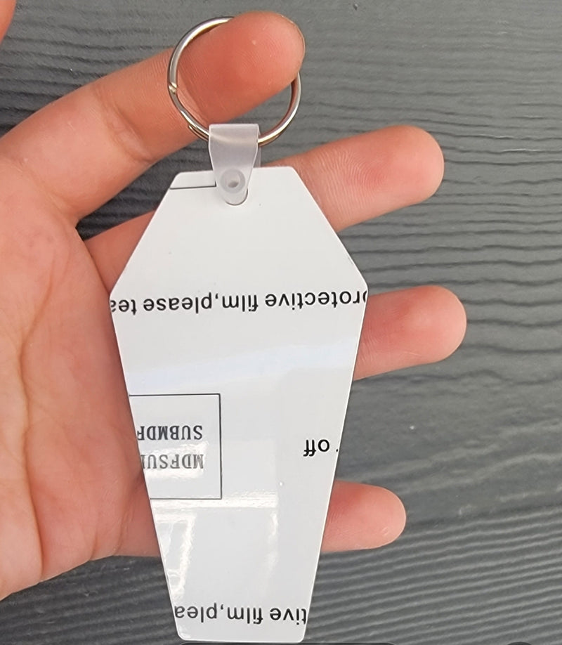 MDF COFFIN KEYCHAIN - Sublimation Blank Canada | WestCoastCraft