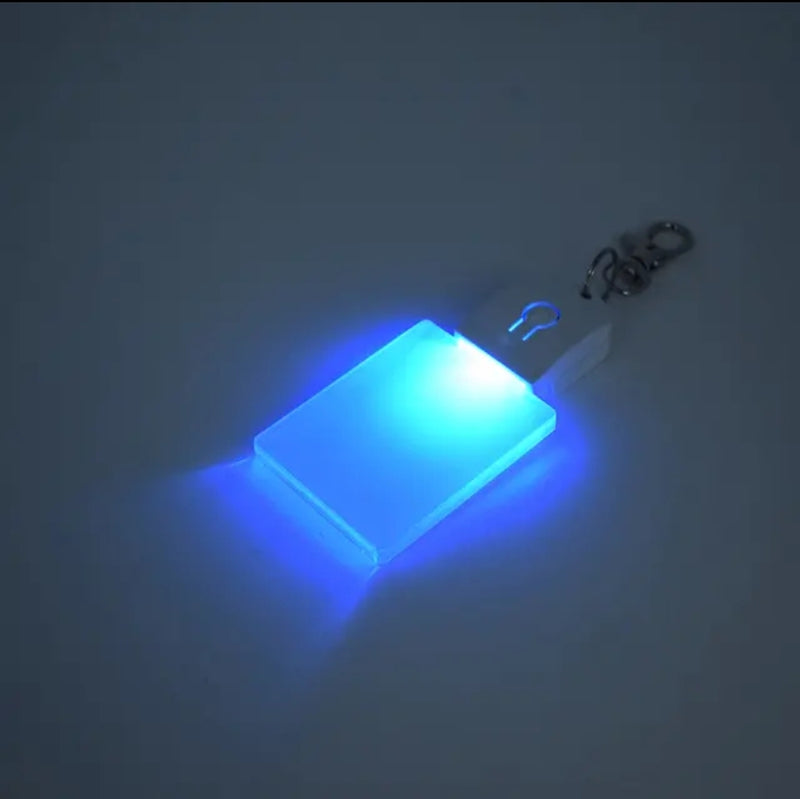 LED Acrylic Keychain for Sublimation - Blue Light Up Rectangle Keychain Blank - Custom Glow Keychain for Heat Press Printing Canada