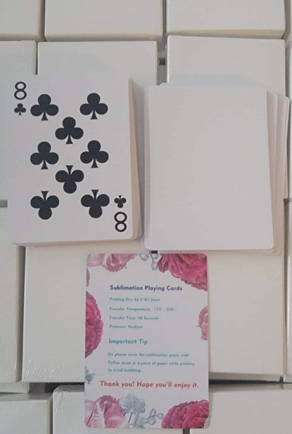 Sublimation Playing Cards (deck cards) with Customizable Box