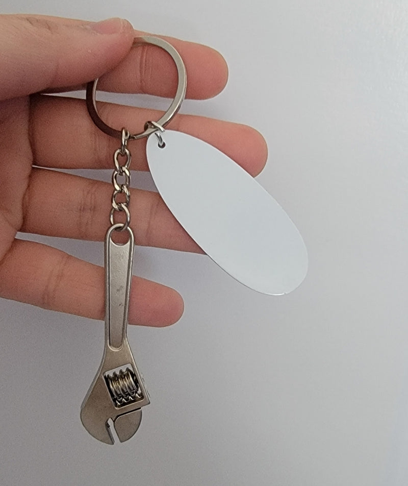 Wrench With Aluminum Oval Disc for sublimation