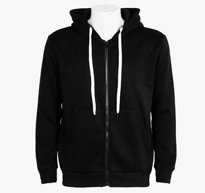 Sublimation, HTV, or DTF Zipper Hoodies – 100% Polyester, 300 GSM