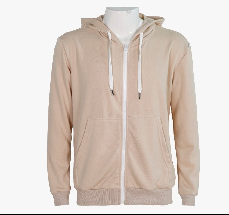 Sublimation, HTV, or DTF Zipper Hoodies – 100% Polyester, 300 GSM