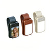 Plastic glasses holder for car sun visor with sublimation disc