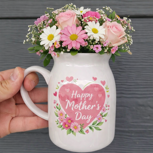 Ceramic Sublimation Mini Pitcher Blank | Flower Vase for Mother's Day  Canada