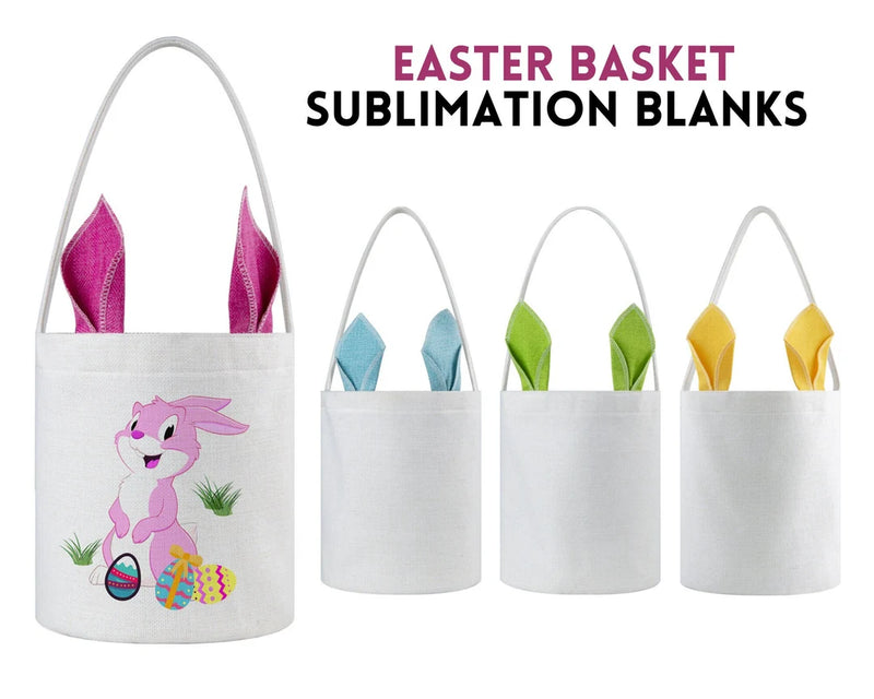 Sublimation Linen Easter Bags