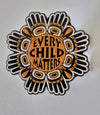 Every Child Matters Metal Badge Pin Orange Shirt Day for Residential School Survivors made by an Indigenous from Odanak Side View - Sublimation Blank Canada | WestCoastCraft