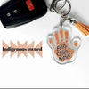 Every Child Matters Keychain Orange Shirt Day for Residential School Survivors made by an Indigenous from Odanak Front View - Sublimation Blank Canada | WestCoastCraft