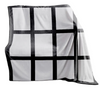 40 * 60 in 20 Panel Double lined Velvet Sublimation Blanket Front View - Sublimation Blank Canada | WestCoastCraft