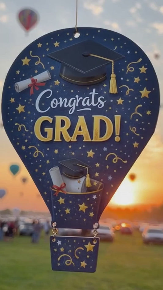 MDF HOT AIR BALLOON single side sublimation