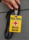 MDF Hall Pass with Lanyard