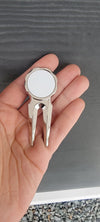 Sublimation Golf Divot Tool with Ball Marker Blank | Custom Golf Accessories Gift Canada