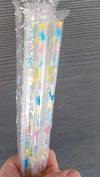 Mystery Reusable Plastic Straws (Fits 20 oz skinny tumbler)