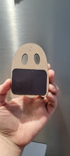 MDF Ghost Sublimation Magnet Blank | Halloween Fridge Magnet Canada Side View - Sublimation Blank Canada | WestCoastCraft