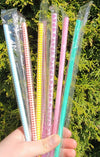Mystery Reusable Plastic Straws (Fits 20 oz skinny tumbler)