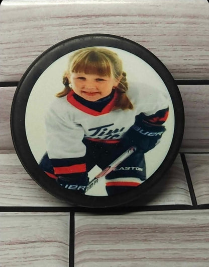 Sublimation 2.5 inch aluminum disc without hole for Hockey Puck