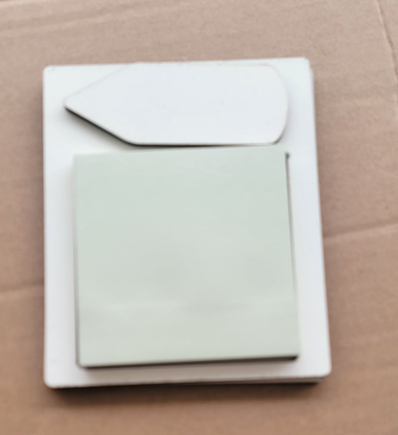 MDF Sublimation Sticky Note Pad Holder with Pencil Topper - White Desk Organizer Blank Teacher Gift Canada