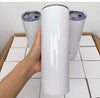 20 oz Straight Skinny Sublimation Tumbler – Singles & 25 Pack