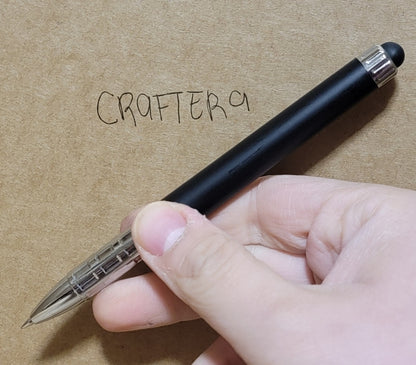 Sublimation Pen with round aluminum insert