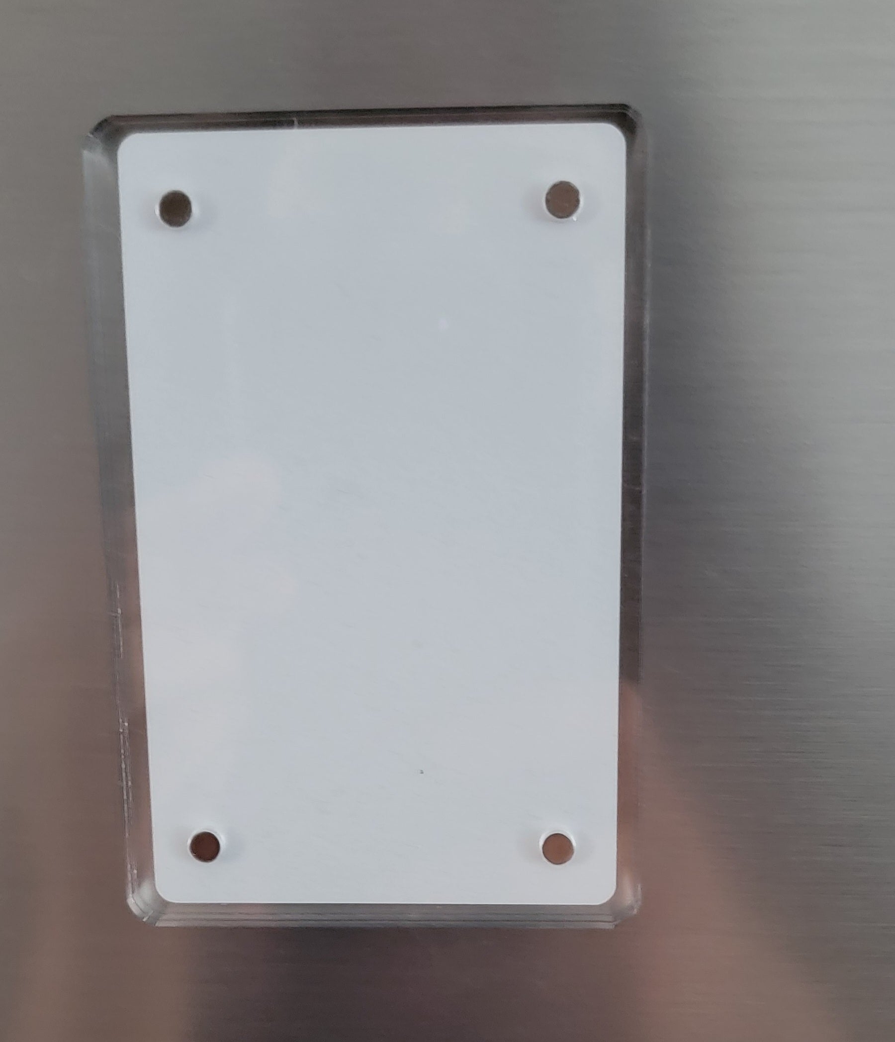 Clear Acrylic Photo Magnet Frame with Aluminum Sublimation Insert - Double Sided Fridge Magnet Blank Canada