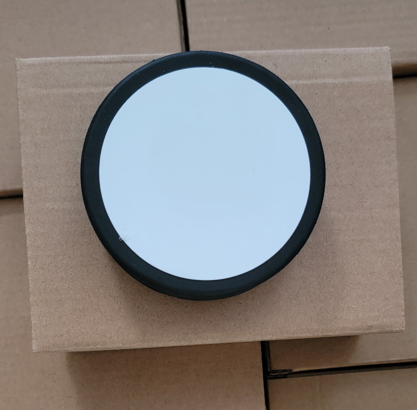 *NEW* HOCKEY PUCK BOTTLE OPENER WITH SUBLIMATION ALUMINUM DISC