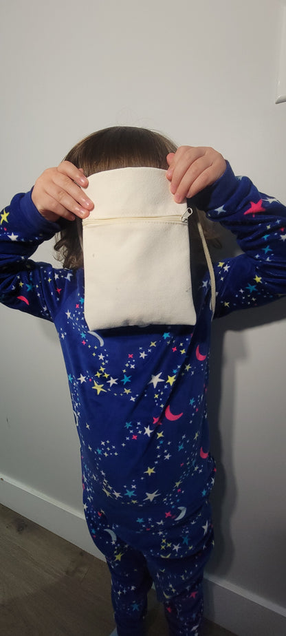 Sublimation linen sling purse with zipper