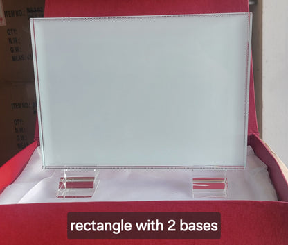 Sublimation crystals frame, award plaques