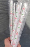 Mystery Reusable Plastic Straws (Fits 20 oz skinny tumbler)