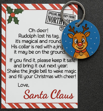 Sublimation Reindeer Lost Tag – Rudolph’s Lost Tag!
